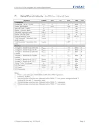 FTLF1521P1BCL Datasheet Page 4