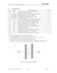 FTLF1522P1BTL Datasheet Page 2