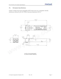 FTLF1522P1BTL Datasheet Pagina 7