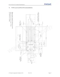 FTLF1522P1BTL Datasheet Pagina 9