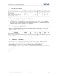 FTLF1523P1BTL Datasheet Pagina 5