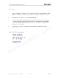 FTLF1523P1BTL Datasheet Page 11