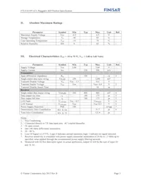 FTLF1619P1BCL Datasheet Page 3