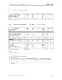 FTLF1619P1BCL 데이터 시트 페이지 3