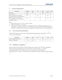 FTLF1619P1BCL Datasheet Pagina 5