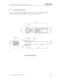 FTLF1619P1BCL數據表 頁面 7