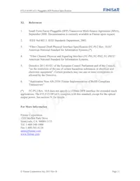 FTLF1619P1BCL Datasheet Page 11