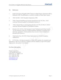 FTLF1619P1BCL Datasheet Pagina 11