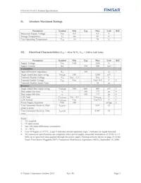 FTLF1621P1BCL Datasheet Page 3