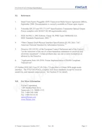FTLF1621P1BCL Datasheet Page 11