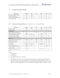 FTLF1621P2BCL Datasheet Page 3