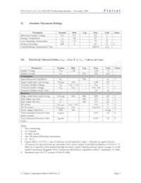 FTLF1621S1MCL Datasheet Page 3