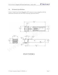 FTLF1721P2BCL數據表 頁面 7