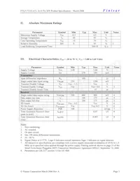 FTLF1721S1MCL Datasheet Page 3
