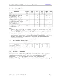 FTLF1721S1MCL Datasheet Pagina 5