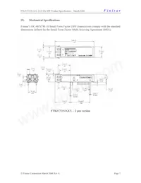 FTLF1721S1MCL Datasheet Page 7