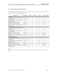 FTLF8519P2BTL Datasheet Pagina 7