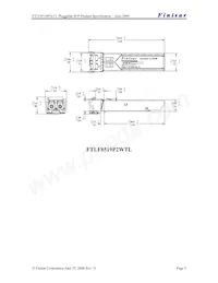 FTLF8519P2BTL Datasheet Pagina 9