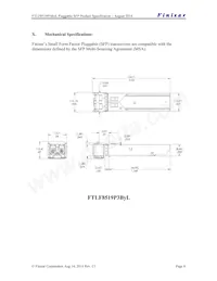 FTLF8519P3BTL Datasheet Page 8