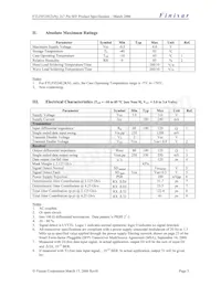 FTLF8524E2KNL Datasheet Page 3