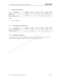 FTLF8524P3BNL Datasheet Page 5