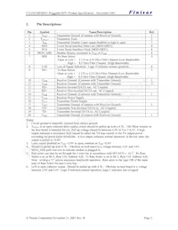 FTLF8528P2BNV Datasheet Page 2
