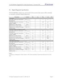 FTLF8528P2BNV Datasheet Page 8
