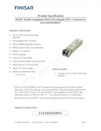 FTLF8529P4BNV Cover