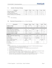 FTLF8529P4BNV Datasheet Page 4