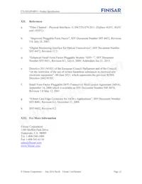 FTLF8529P4BNV Datasheet Page 12