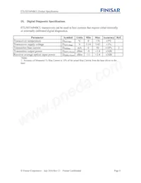 FTLF8536P4BCL Datasheet Pagina 8