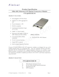 FTLQ8181EBLM Datasheet Cover