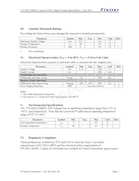 FTLX0011D4BNL Datasheet Page 5