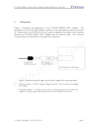 FTLX0071D4BNL Datasheet Page 2
