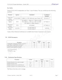 FTLX1341E2 Datasheet Pagina 9