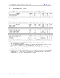 FTLX1370W3BTL數據表 頁面 3