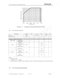 FTLX1371D3BCL Datasheet Page 6