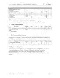 FTLX1374D3BCL Datasheet Page 4