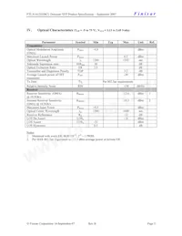 FTLX1412D3BCL Datasheet Pagina 5