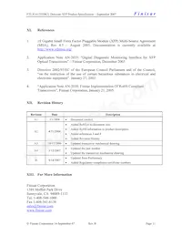 FTLX1412D3BCL Datasheet Page 11