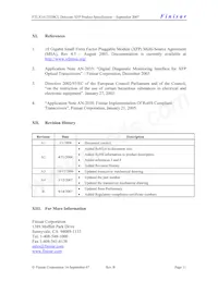 FTLX1412D3BCL Datasheet Pagina 11