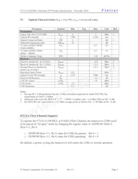 FTLX1412M3BCL Datasheet Page 5
