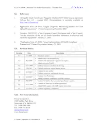 FTLX1412M3BCL Datasheet Page 11