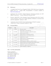 FTLX1412M3BCL Datasheet Pagina 11