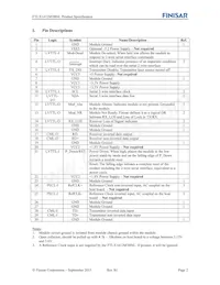 FTLX1412M3BNL Datasheet Page 2