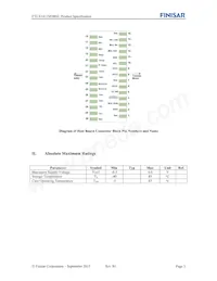 FTLX1412M3BNL Datasheet Page 3