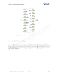 FTLX1412M3BNL Datasheet Pagina 3