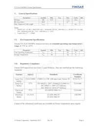 FTLX1412M3BNL Datasheet Pagina 6