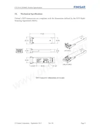 FTLX1412M3BNL Datasheet Pagina 8