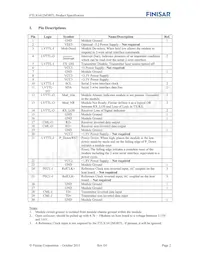 FTLX1412M3BTL Datasheet Page 2